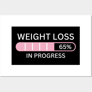 Weight Loss fitness workout in progress Posters and Art